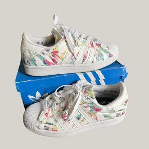 Adidas Originals Superstar Low Shoes White Watercolor GX5374